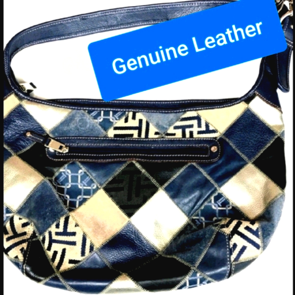 Leather Patchwork Bag - image 2